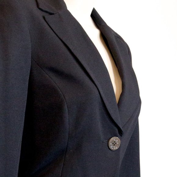 VTG Y2K Black Pant Suit Size 4 - Picture 7 of 12